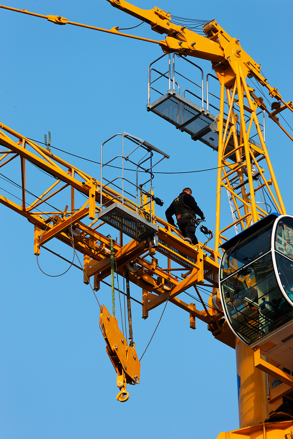 crane-blue-sky